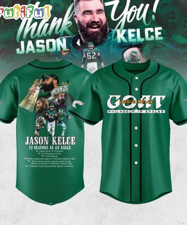 Philadelphia Eagles Goat Jason Kelce Jersey Shirt