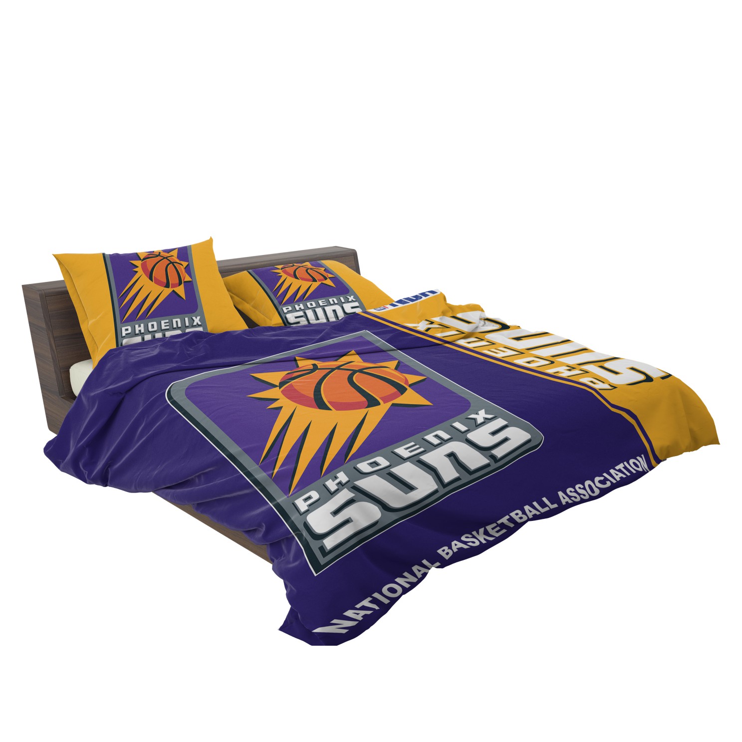 Phoenix Suns NBA Basketball Bedding Set - Image 4