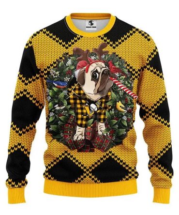 Pittsburgh Penguins Pub Dog Ugly Christmas Sweater, NHL Christmas Sweater