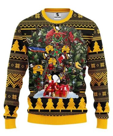 Pittsburgh Penguins Tree Ball Ugly Christmas Sweater, NHL Christmas Sweater