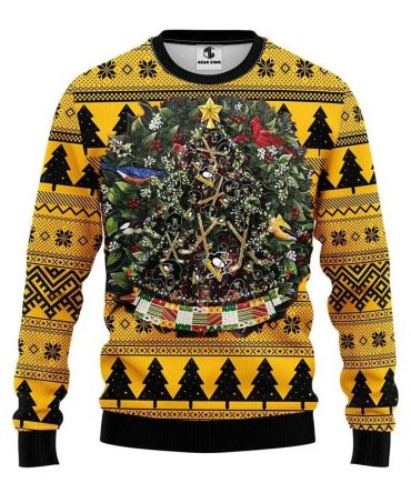 Pittsburgh Penguins Tree Christmas Ugly Sweater, NHL Christmas Sweater