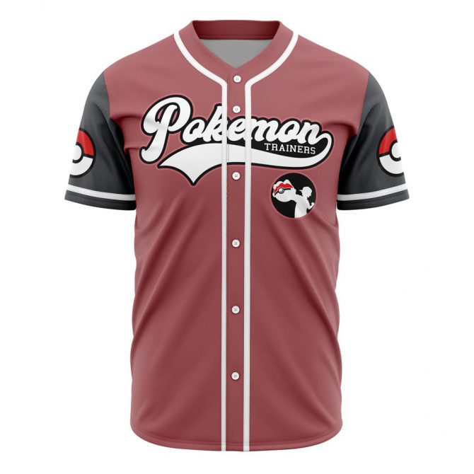 Stylish Pokémon Trainers Baseball Jersey - Unisex Fan Apparel For Game Enthusiasts