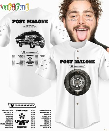 Post Malone The F-1 Trillion Tour 2024 Jersey Shirt