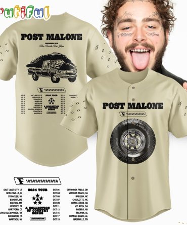 Post Malone The F-1 Trillion Tour 2024 Schedule Jersey Shirt