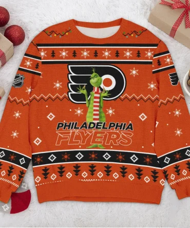 Special Release Philadelphia Flyers NHL Ugly Sweater All Over Prints Christmas Season HONHL170924SW14PF
