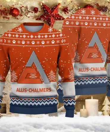 Ugly Sweater Allis Chalmers Farmer Love Exclusive Logo QTFRSW091124A20SW