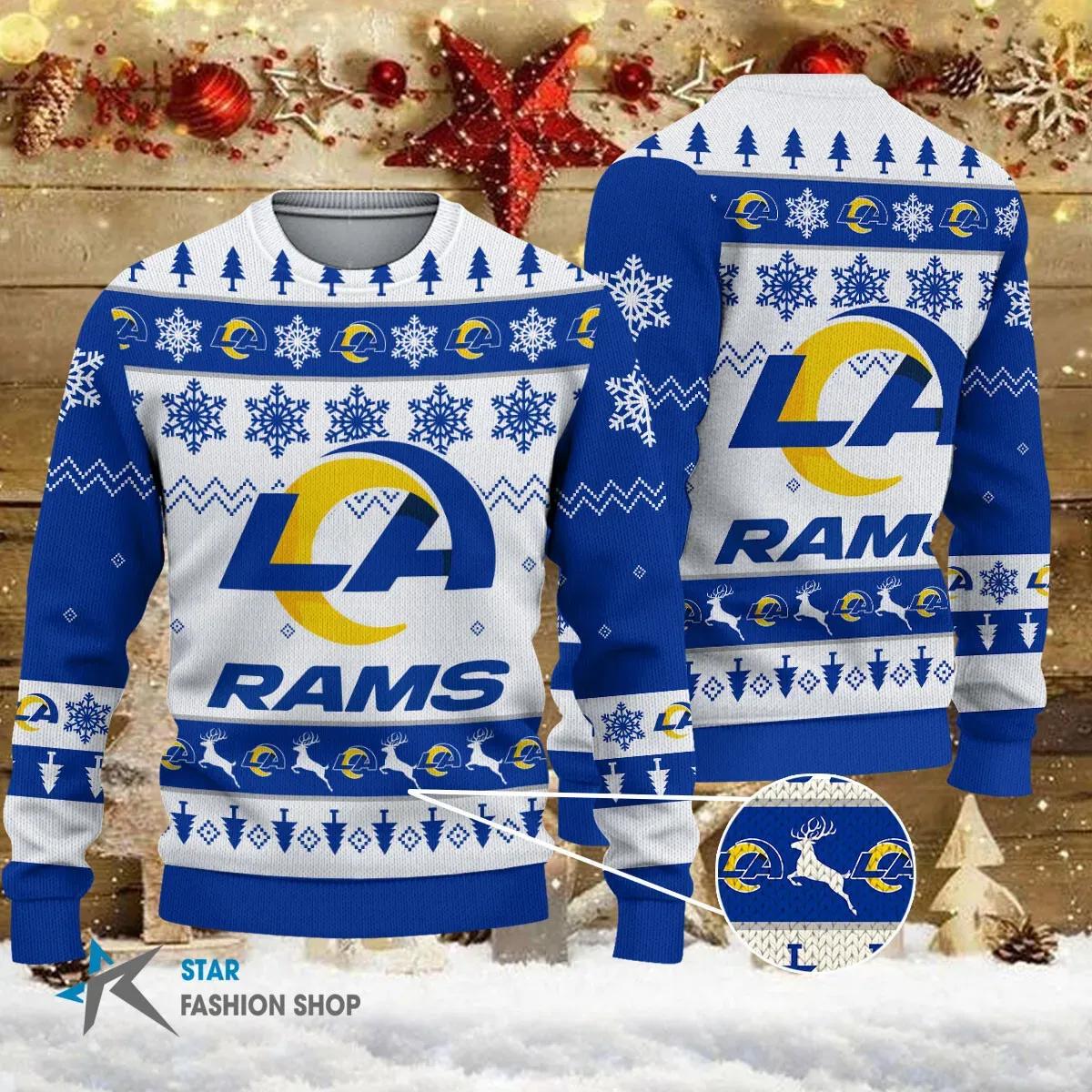 NFL Los Angeles Rams Ugly Christmas Sweater, NFL Christmas Sweater
