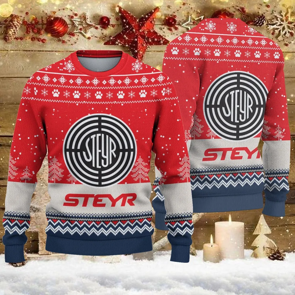 Ugly Sweater Steyr Farmer Love Exclusive Logo QTFRSW091124A32SW
