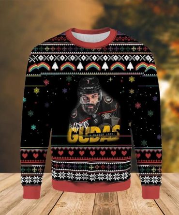 Radko Gudas Anaheim Ducks Ugly Christmas Sweater, NHL Christmas Sweater