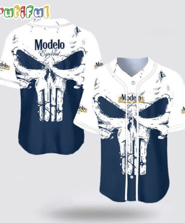 Retro Skull Modelo Baseball Jersey