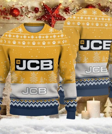 Ugly Sweater JCB Agricultural Farmer Love Exclusive Logo QTFRSW091124A17SW