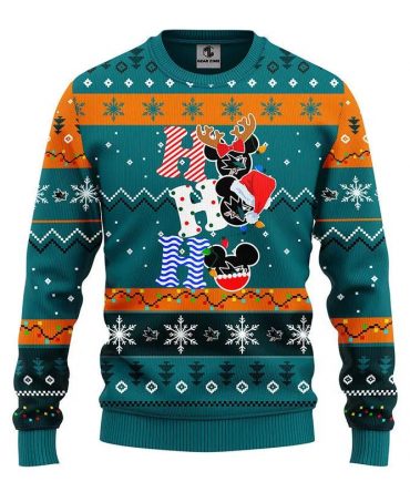 San Jose Sharks Hohoho Ugly Christmas Sweater, NHL Christmas Sweater