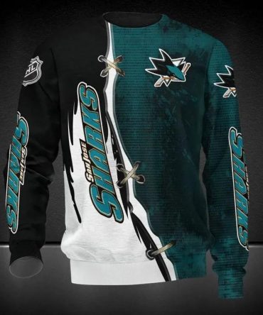 San Jose Sharks Ugly Christmas Sweater, NHL Christmas Sweater