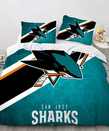 San Jose Hockey Bedding Set