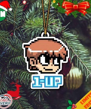 Scott Pilgrim 1-Up Christmas 2023 Tree Decorations Ornament