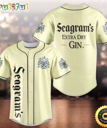 Seagram's Gin Baseball Jersey Shirt