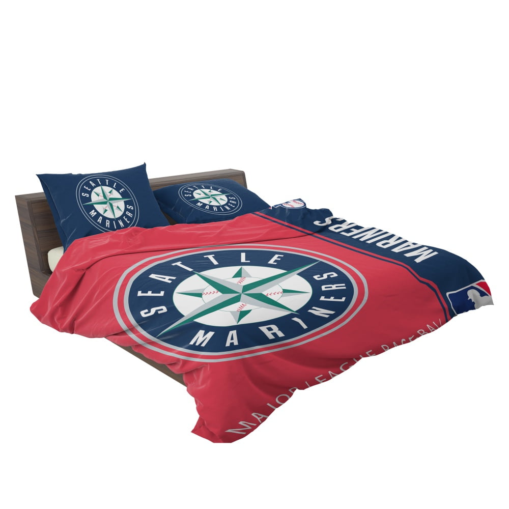 Seattle Mariners MLB Baseball American League Bedding Set - Image 3