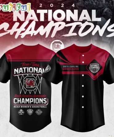 South Carolina Gamecocks 2024 NCAA Women's Basketball National Champions Jersey Shirt