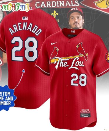 St. Louis Cardinals Red 2024 City Connect Jersey Shirt