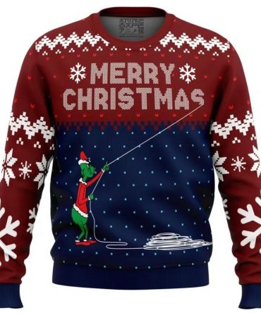 Stealing Christmas Dr. Seuss Grinch Ugly Christmas Sweater, Grinch Holiday Sweater