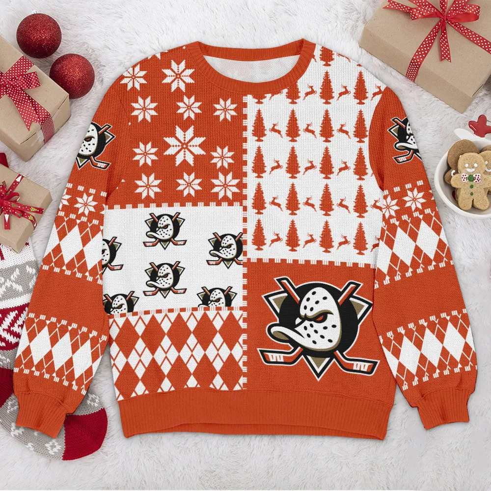 Special Release Anaheim Ducks NHL Ugly Sweater All Over Prints Christmas Season HONHL180924SW26