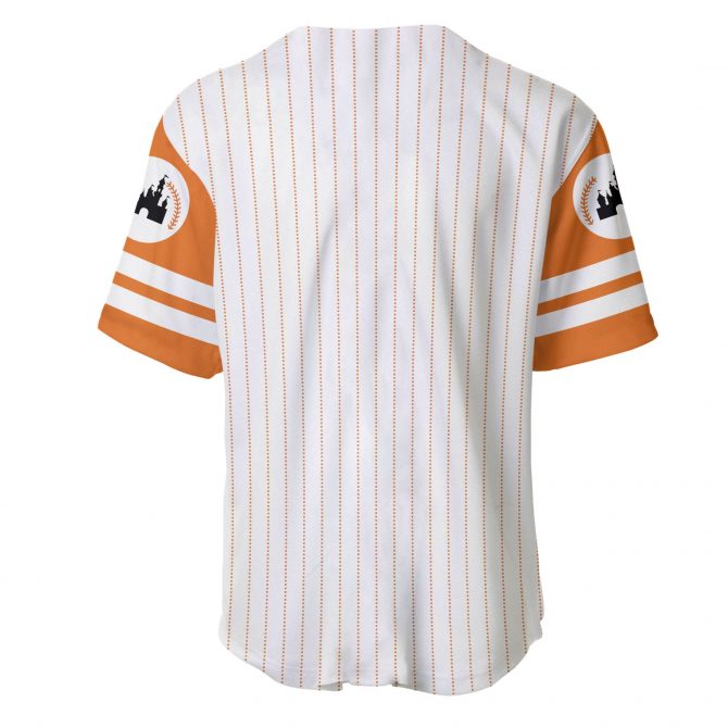 Playful Tigger Baseball Jersey - Fun Striped Design, Vibrant Orange Sleeves, Perfect For Disney Fans! - Image 3