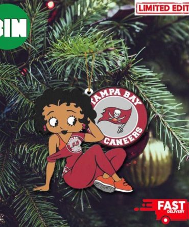 Tampa Bay Buccaneers x Betty Boop Christmas Tree Decorations 2023 Ornament