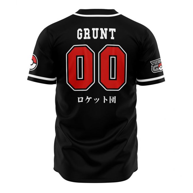 Team Rocket Baseball Jersey - Cool Black & Red Design For Fans , Limited Edition - Image 2