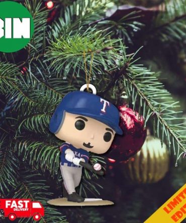 Texas Rangers Exclusive Funko Pop MLB World Series 2023 Champions Ver 3 Christmas Tree Decorations Ornament