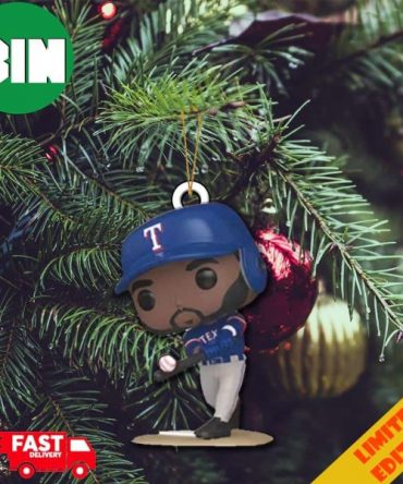 Texas Rangers Exclusive Funko Pop MLB World Series 2023 Champions Ver 4 Christmas Tree Decorations Ornament