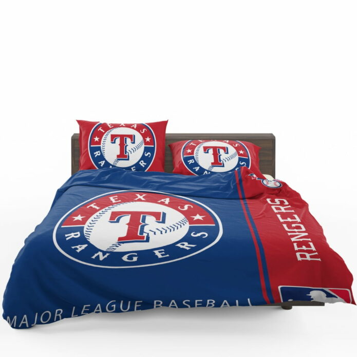 Texas Rangers MLB Baseball American League Bedding Set - Image 4