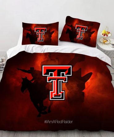 Texas Lubbock College Sport Bedding Set