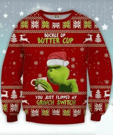 The Grinch Drink Coffe Ugly Sweater, Grinch Holiday Sweater