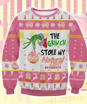 The Grinch Stole Naturdays Sweater, Grinch Holiday Sweater