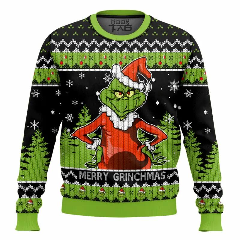The Grinch Ugly Christmas Sweater, Grinch Holiday Sweater