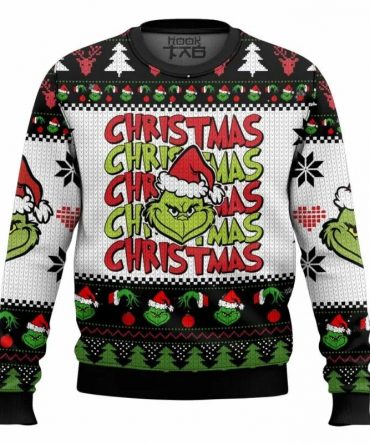 The Grinch Ugly Sweater, Grinch Holiday Sweater