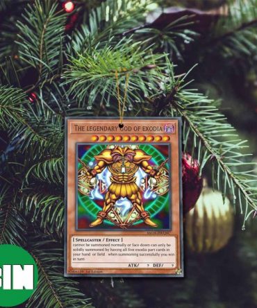 The Legendary God Of Exodia Yugi Oh Card Christmas Gift Tree Decorations For Kids Ornament