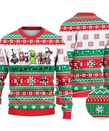 The Nightmare Before Christmas Ugly Sweater, Jack Skeleton Sweater