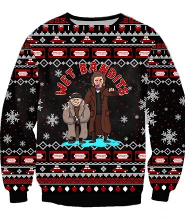 The Wet Bandits Ugly Sweater, Christmas Gift, The Wet Bandits Ugly Christmas Sweater