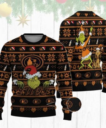 Tito?s Grinch Ugly Sweater, Grinch Holiday Sweater