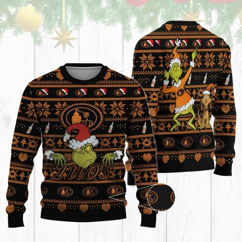 Tito?s Grinch Ugly Sweater, Grinch Holiday Sweater