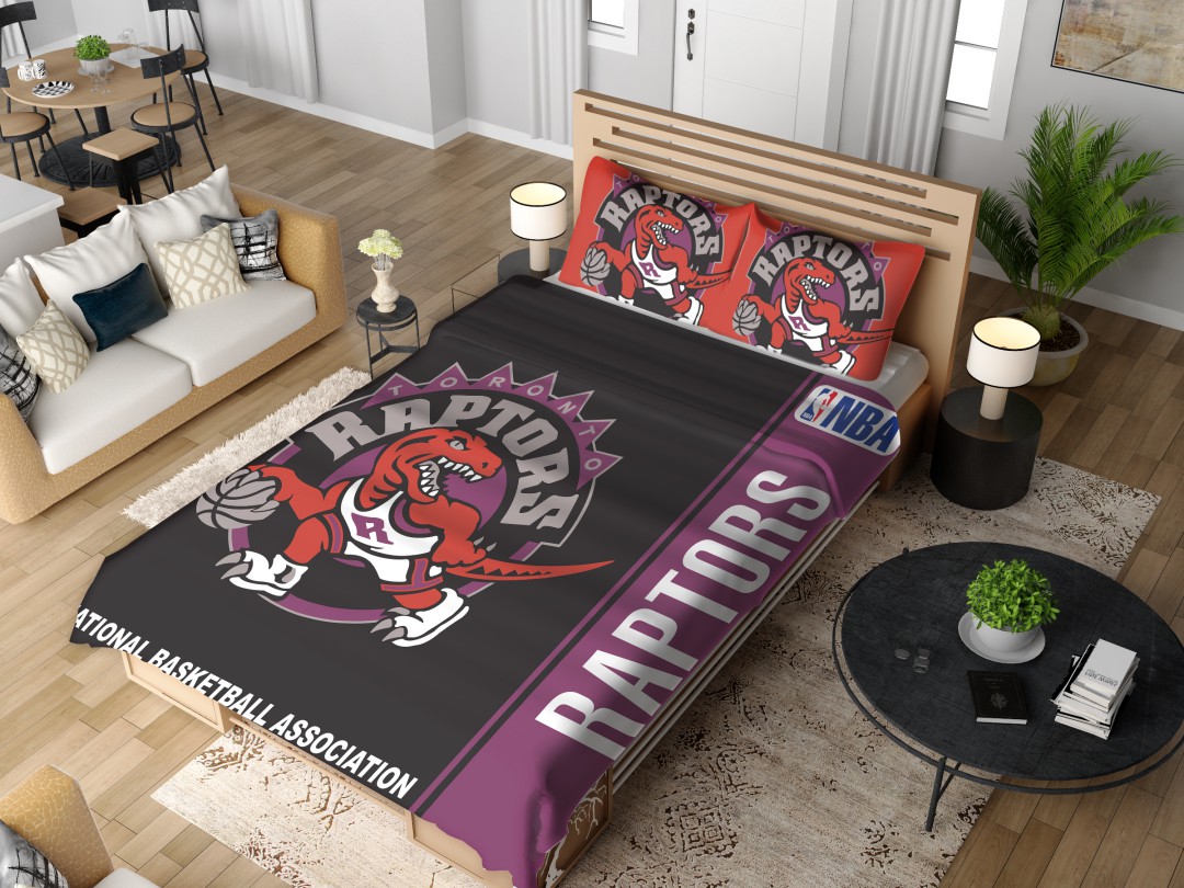 Toronto Raptors NBA Basketball Bedding Set - Image 2