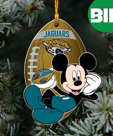 Tree Decorations Christmas Gift For Fans NFL Jacksonville Jaguars Xmas Ornament Mickey Custom Name