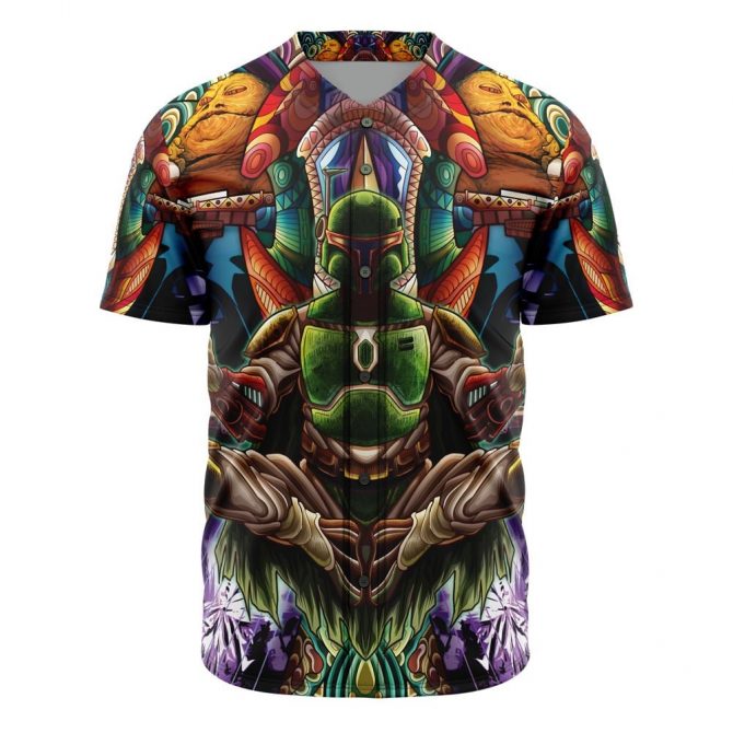 Vibrant Sci-Fi Art Jersey Shirt – Bold Galactic Design For Unique Style
