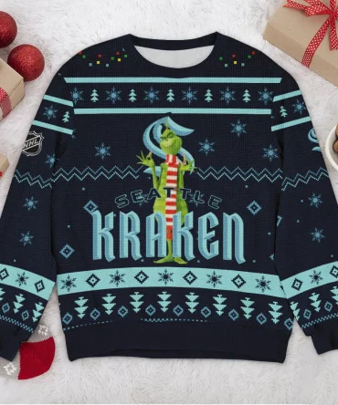 Special Release Seattle Kraken NHL Ugly Sweater All Over Prints Christmas Season HONHL170924SW31SK