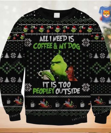 The Grinch Ugly Christmas Sweater Party, Coffee Dogs and Escaping People!