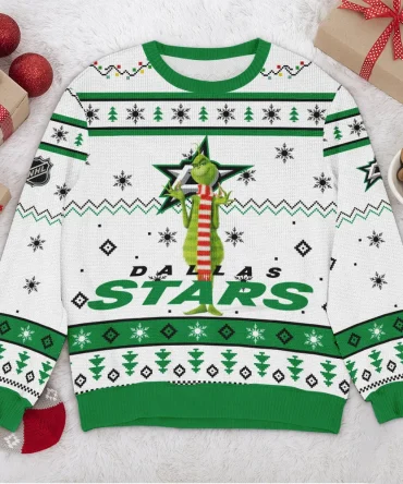 Special Release Dallas Stars NHL Ugly Sweater All Over Prints Christmas Season HONHL170924SW19DS