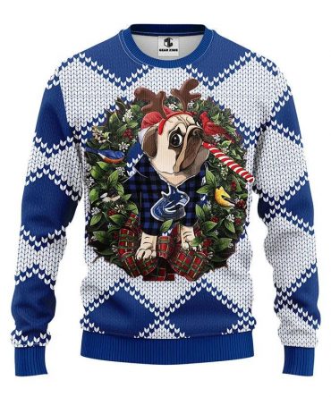 Vancouver Canucks Pub Dog Ugly Christmas Sweater, NHL Christmas Sweater
