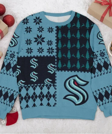 Special Release Seattle Kraken NHL Ugly Sweater All Over Prints Christmas Season HONHL180924SW31