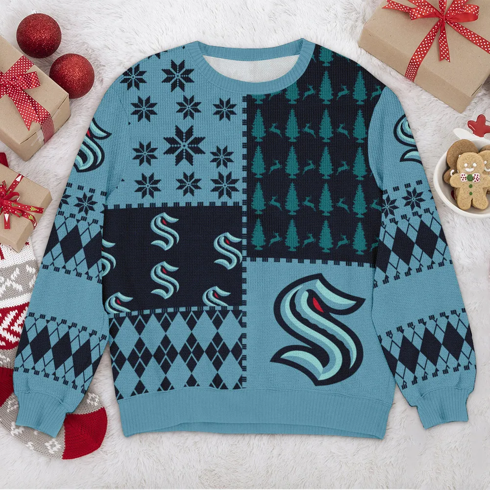 Special Release Seattle Kraken NHL Ugly Sweater All Over Prints Christmas Season HONHL180924SW31